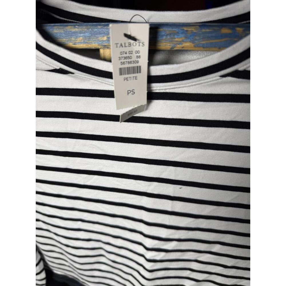 T by Talbots striped top (Petite Small)